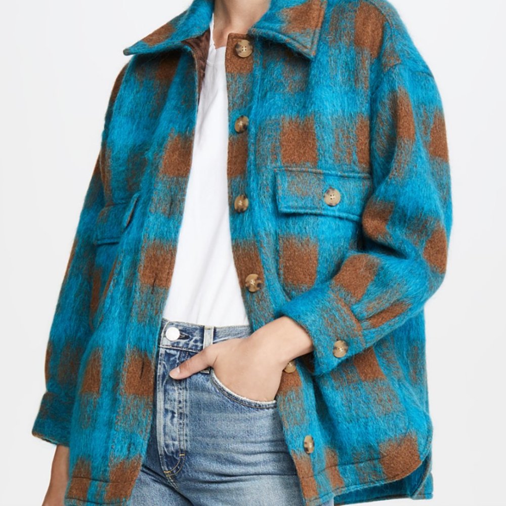 ISO - No. 6 Store Wilson Jacket in Blue Check